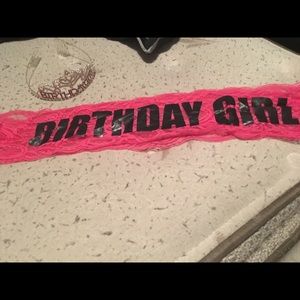 Birthday Girl crown and banner